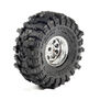 1/30 Baja Pro X Front/Rear Mounted Chrome Beast Tires (4): Axial SCX30