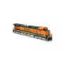 HO GE Dash 9-44CW Locomotive with DCC & Sound, BNSF Heritage I #1044