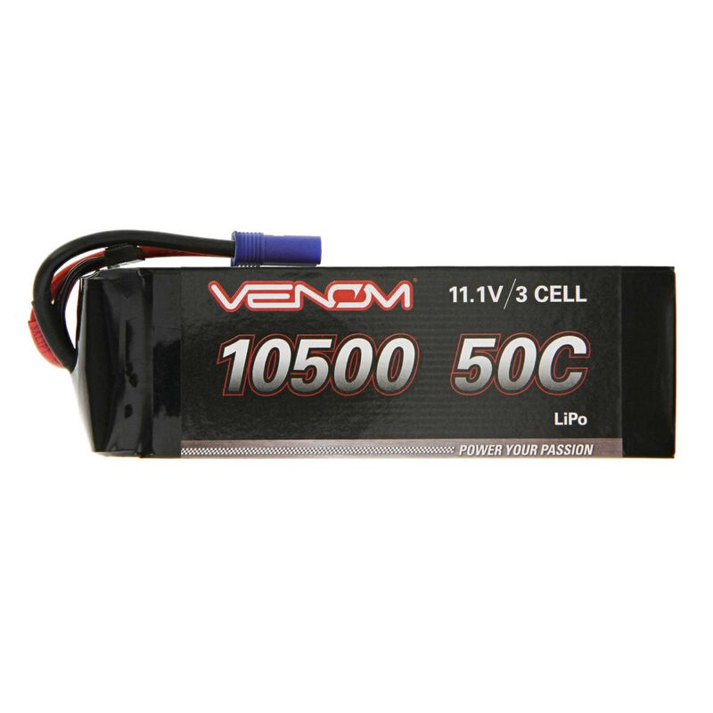 11.1V 10500mAh 50C 3S LiPo Battery: EC5