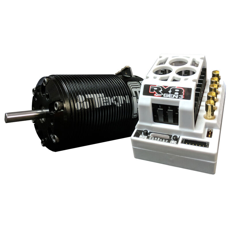 1/8 RX8 Gen3 ESC/T8 Gen3 Brushless Motor Combo, 1700kv