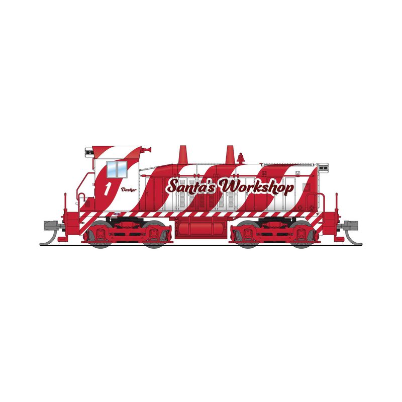 EMD SW7 Switcher, Santa's Workshop #1, Paragon4 Sound/DC/DCC, N