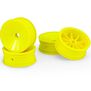 Mono 2.2" Front Wheel, Yellow (4): RC10, RC10B2, RC10B3