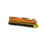 HO SD60M with DCC & Sound, B&P/Orange/Yellow #3889