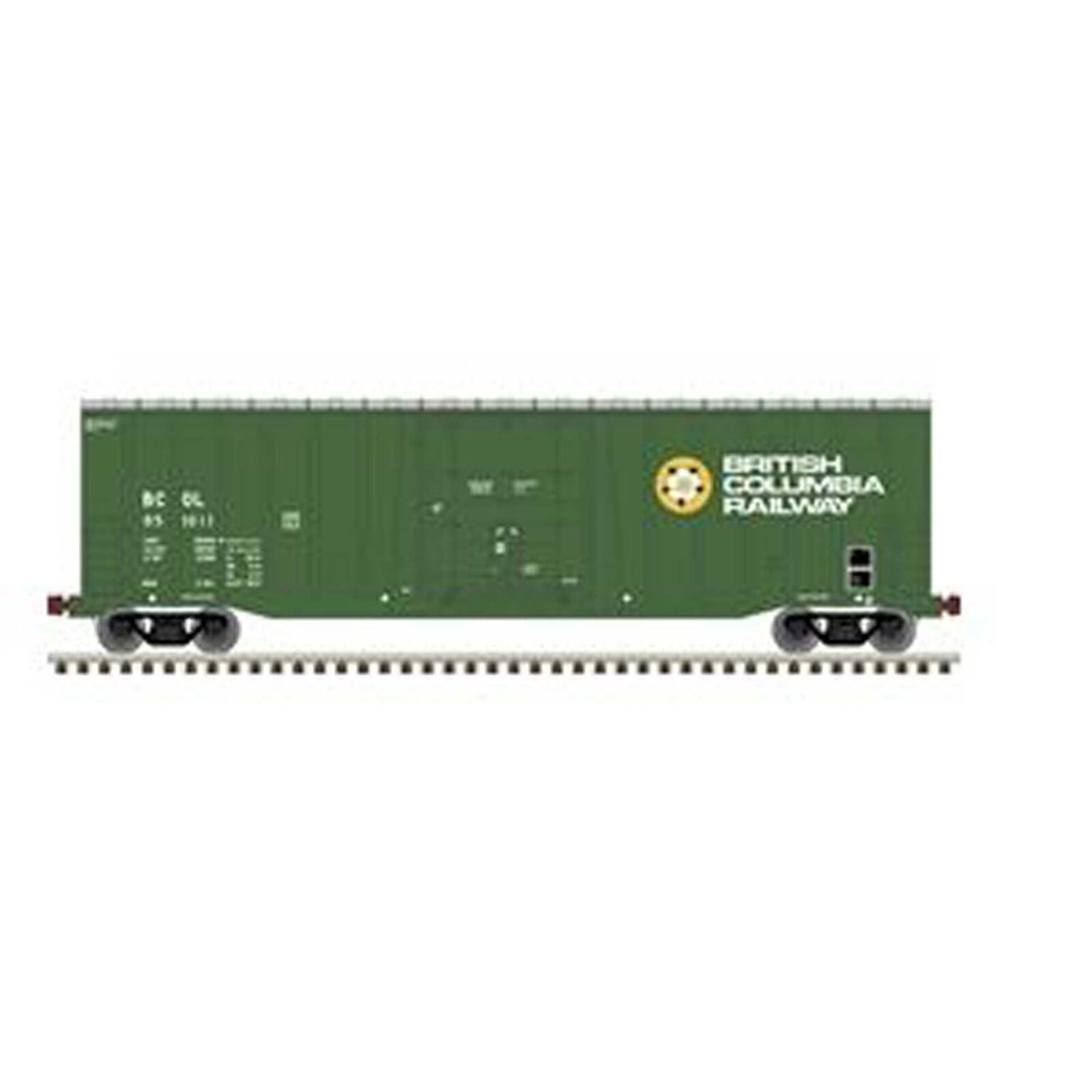 HO NSC 50' 5277 Plugdoor Boxcar BC Railway #851009