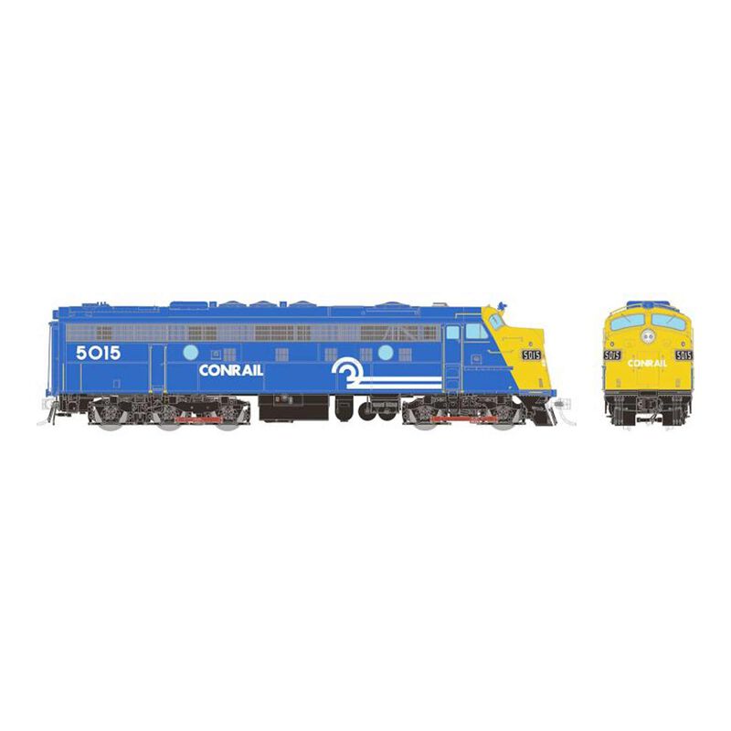 HO EMD FL9 (DC/Silent): Conrail - Blue & Yellow: #5015