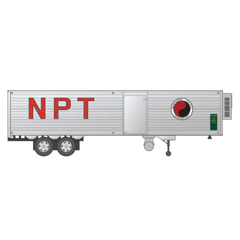 HO 40' Fruehauf Fluted-Side Volume Van Trailer, NP #1