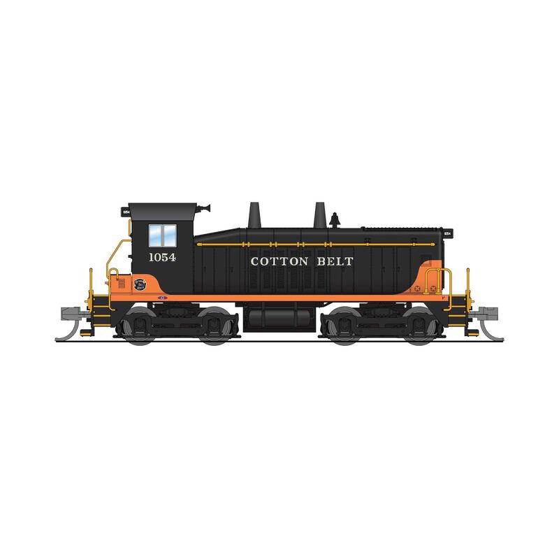 EMD SW7 Switcher, Cotton Belt 1057 Black & Orange, Paragon4 Sound/DC/DCC, N