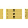 HO ATH 40' Corrugated Low-Cube Container, MSCU #478026 8/478111 4/478247 5 (3)