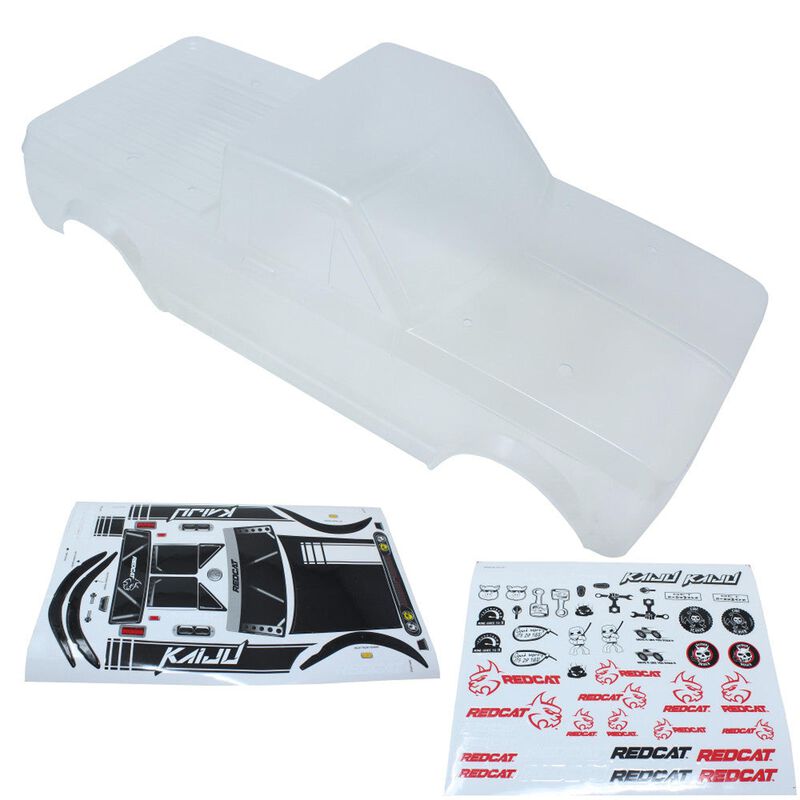 1/8 Truck Body with Stickers, Clear