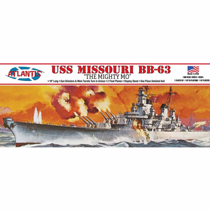 1/655 USS Missouri BB-63 "The Mighty Mo" Model Kit