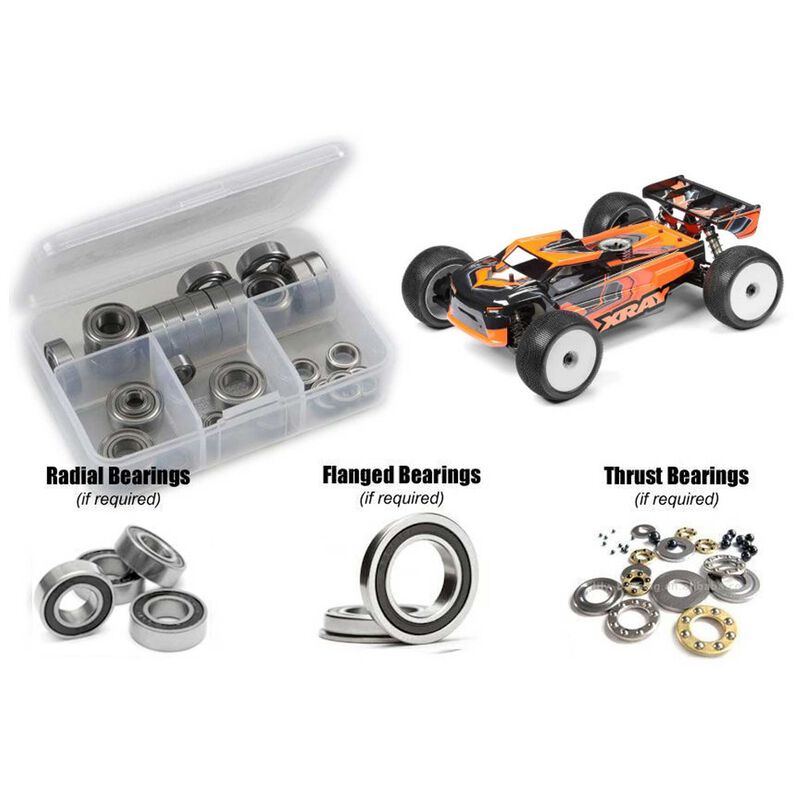 Team XRAY XT8 2024 Nitro 1/8th(#350206) Rubber Shielded Bearing Kit