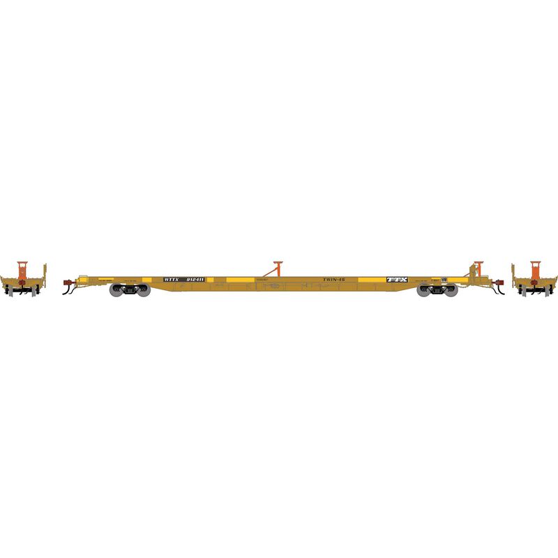 HO GEN F89-F Flat Car, WTTX 'Twin 45' #912411