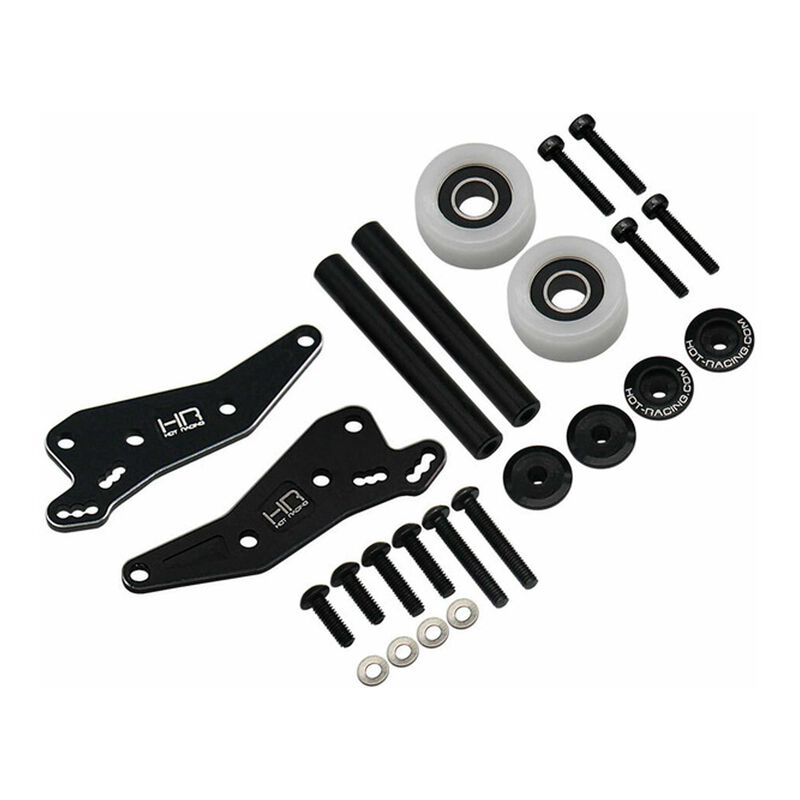 Aluminum Bearing wheelie Bar Losi Mini LMT