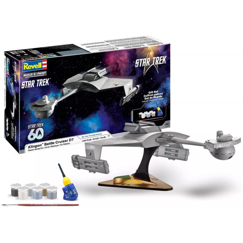 CARRERA REVELL OF AMERICAS INC 1/600 Star Trek Klingon Battle Cruiser D7 Model Kit