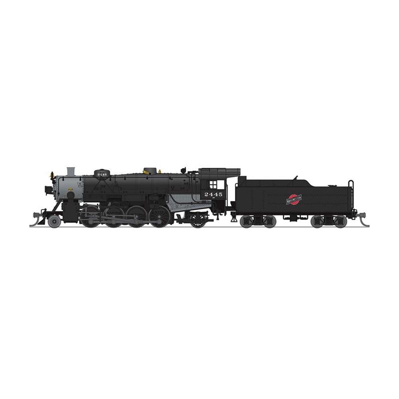 N USRA Light Mikado 2-8-0 Steam Locomotive, CNW 2445, Paragon4