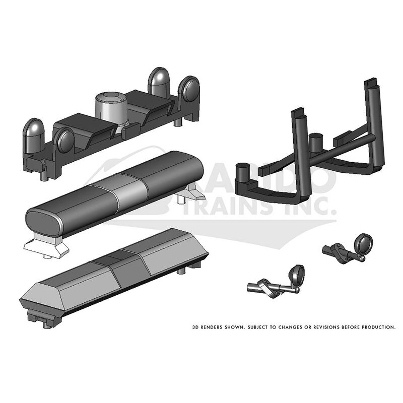 HO Emergency Vehicle Detail Parts