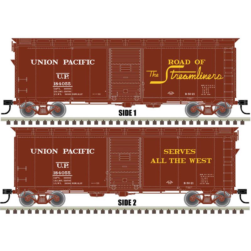 HO 1937 AAR Box Car Kit Union Pacific 184055