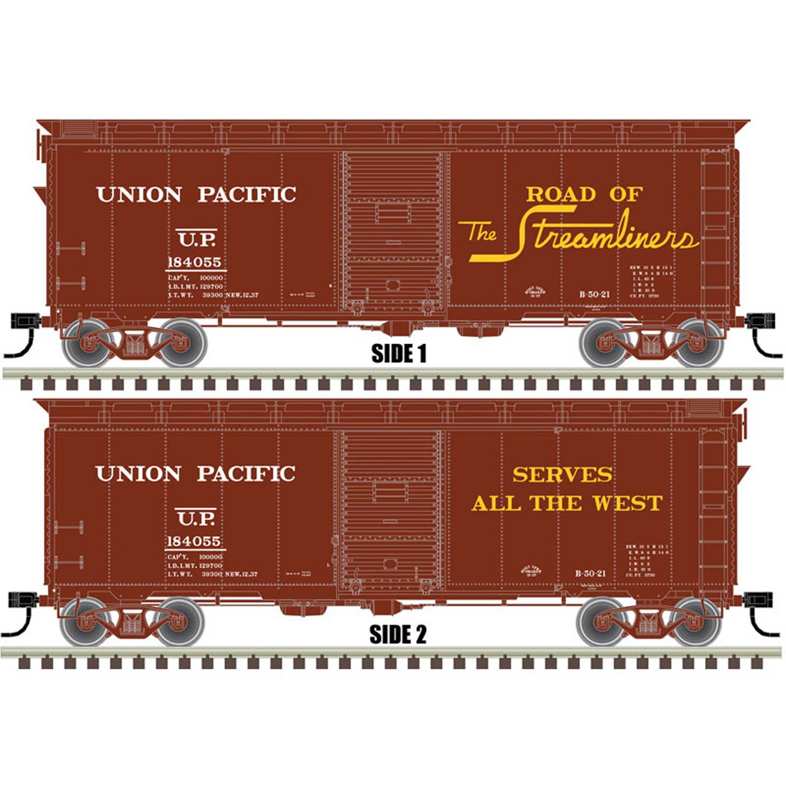 HO 1937 AAR Box Car Kit Union Pacific 184055
