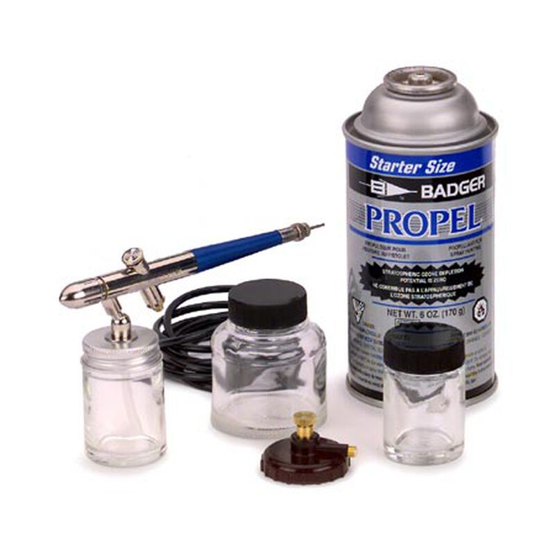 Badger Air-brush Co. 250 Spray Gun Deluxe Set with Propellant #250-4 -  Hobby Time RC