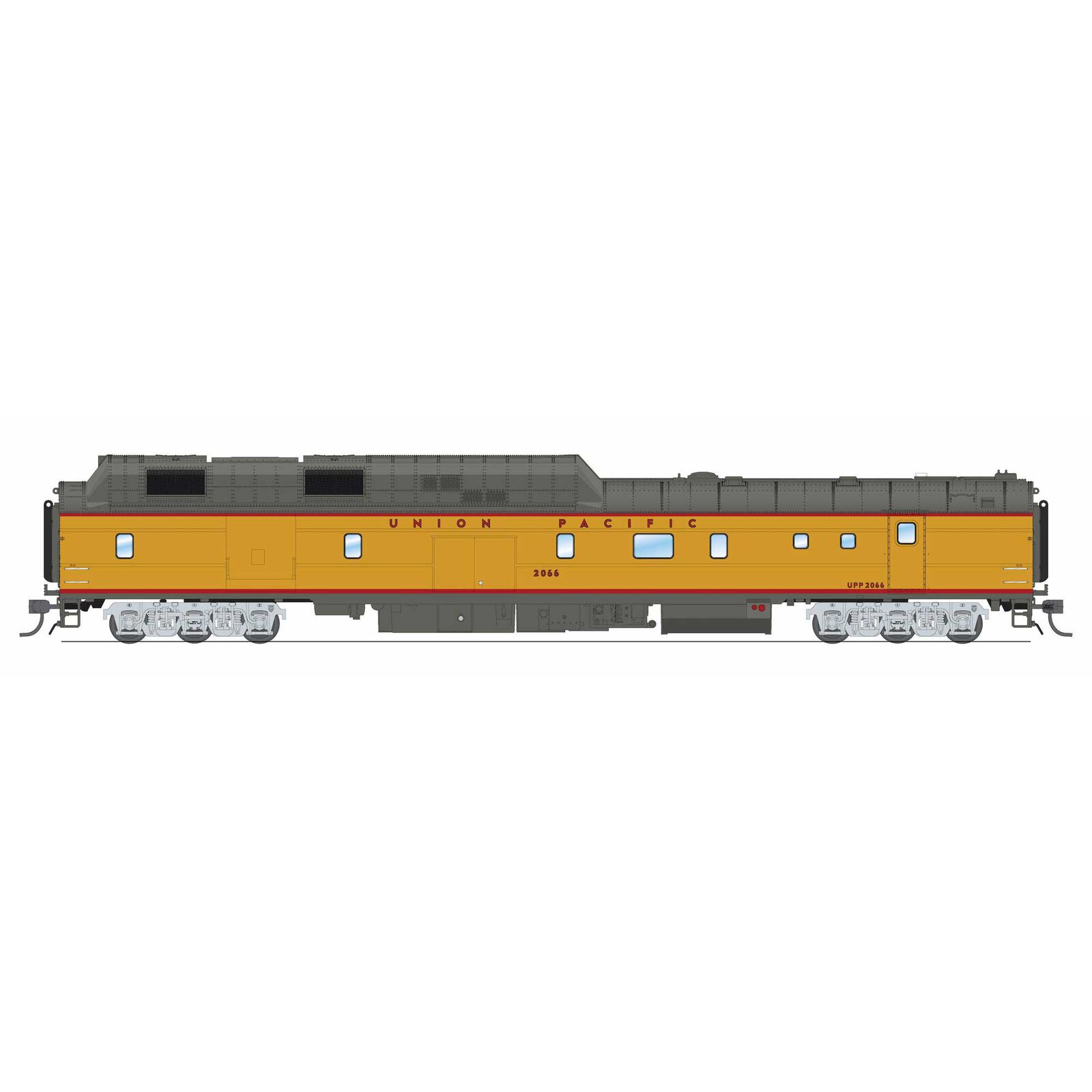 HO Union Pacific Power Car #2066, without Roof Antenna, with Sound