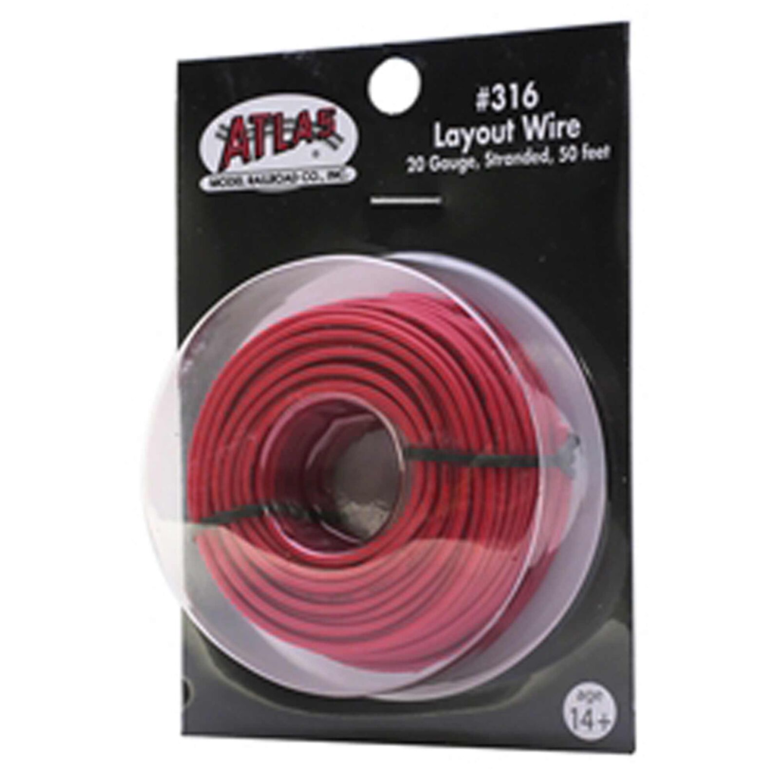 Red Wire (Stranded, #20 AWG; 50' Spool)