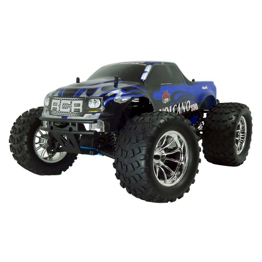 Toyoutdoorparts RC 166617 Blue Aluminum Front/Rear & Servo Link Fit Redcat 1:10 Volcano S30 Truck 