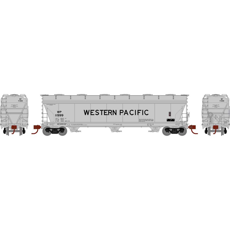 N ACF4600 Covered Hoppers, WP #11999