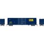 HO 60' FMC Smooth Side Double Door Box Car, CSXT #166648