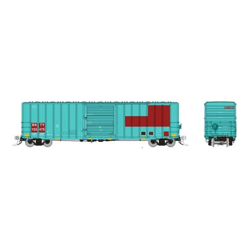 HO PC&F 5241cuft boxcar: BKTY - Patchout: 3-Pack #2