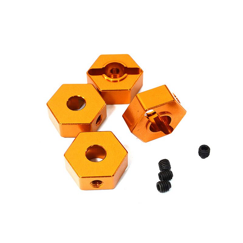 Wheel Hex, Orange (4): ARRMA 1/10 GRANITE 4x4 3S BLX