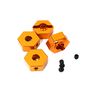 Wheel Hex, Orange (4): ARRMA 1/10 GRANITE 4x4 3S BLX