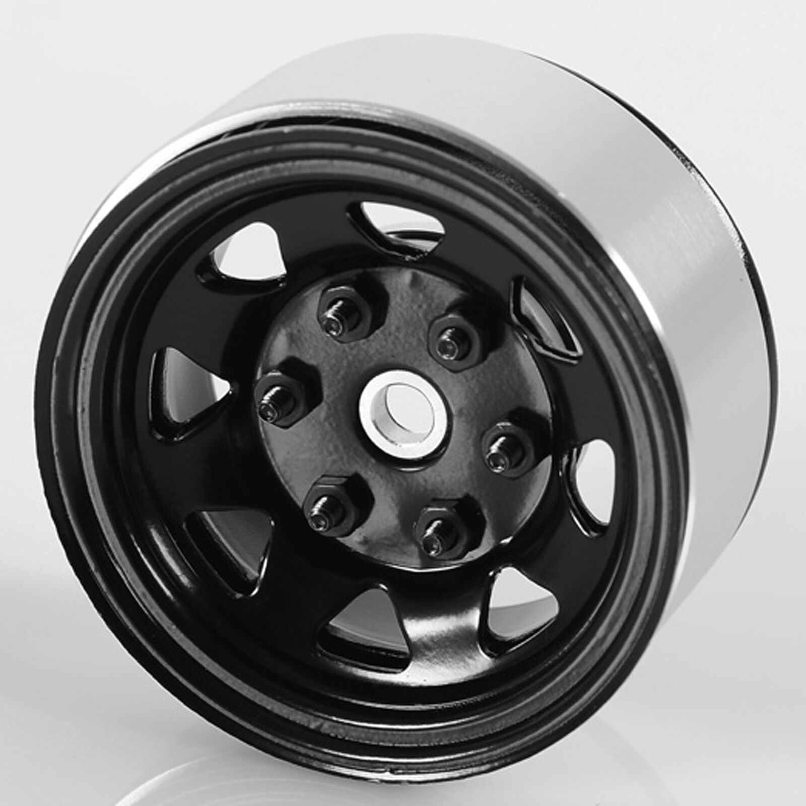 1.55 Stamped Steel Beadlock Wheel Black