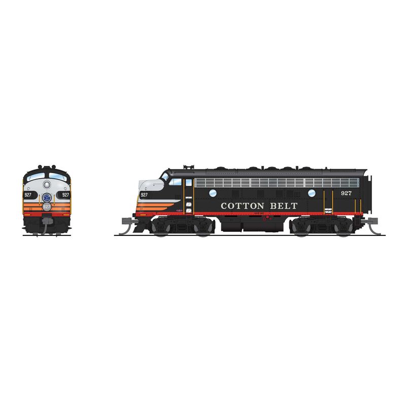 EMD F7A, Cotton Belt 931, Black Widow Scheme, No-Sound / DCC-Ready, N