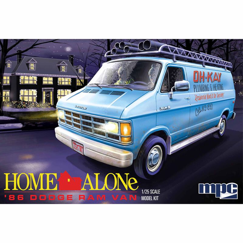 1/25 1986 Dodge Ram Van "Home Alone" Model Kit