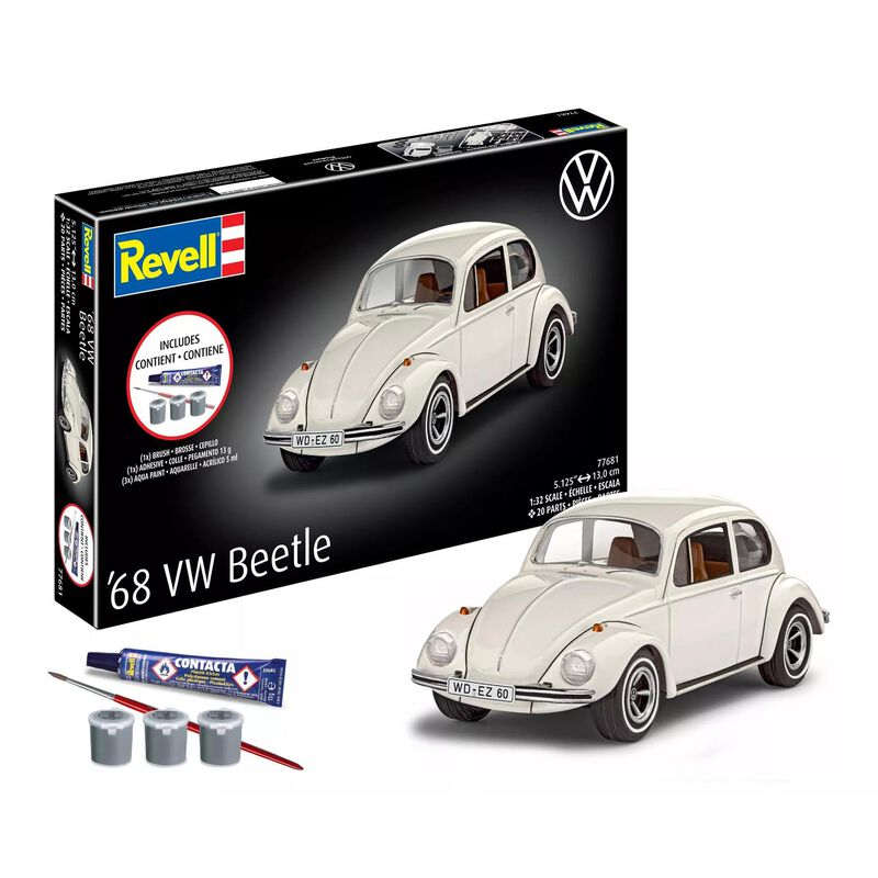 CARRERA REVELL OF AMERICAS INC 1/32 1968 VW Beetle All-Included Model Kit