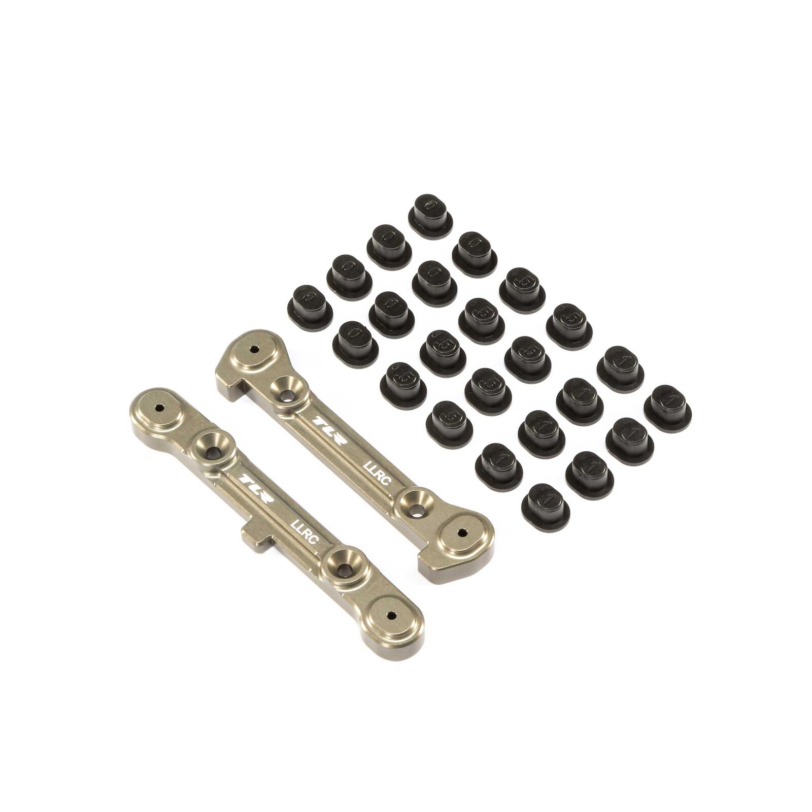 LLRC Adjustable Rear Hinge Pin Brace Set: 8/8T 4.0