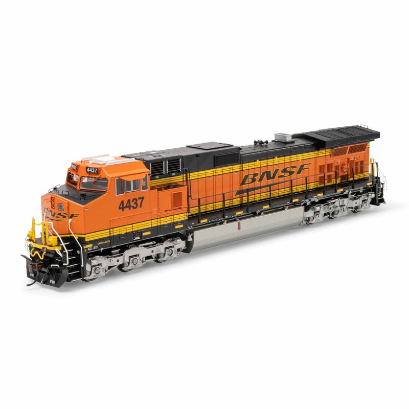 HO GE Dash 9-44CW Locomotive with DCC & Sound, BNSF Wedge #4437