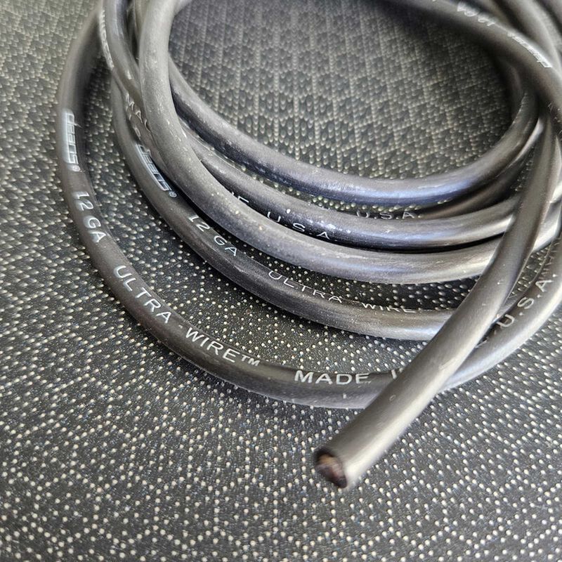 3' Red and Black 16 Gauge Ultra Wire