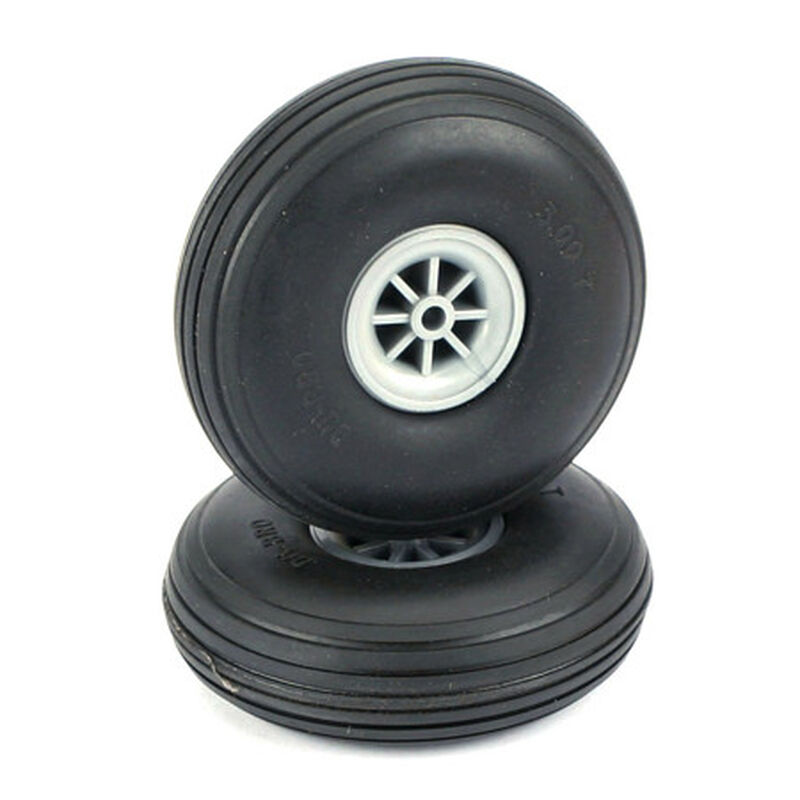 Treaded Wheels, 3" (2)