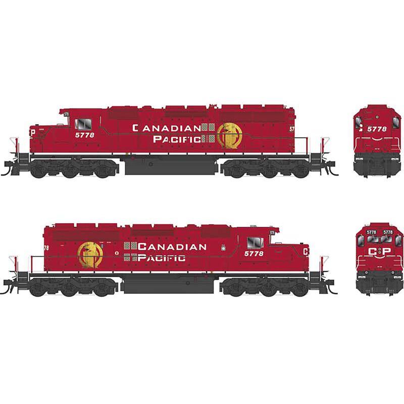 HO GMD SD40-2 Locomotive, CP 5778