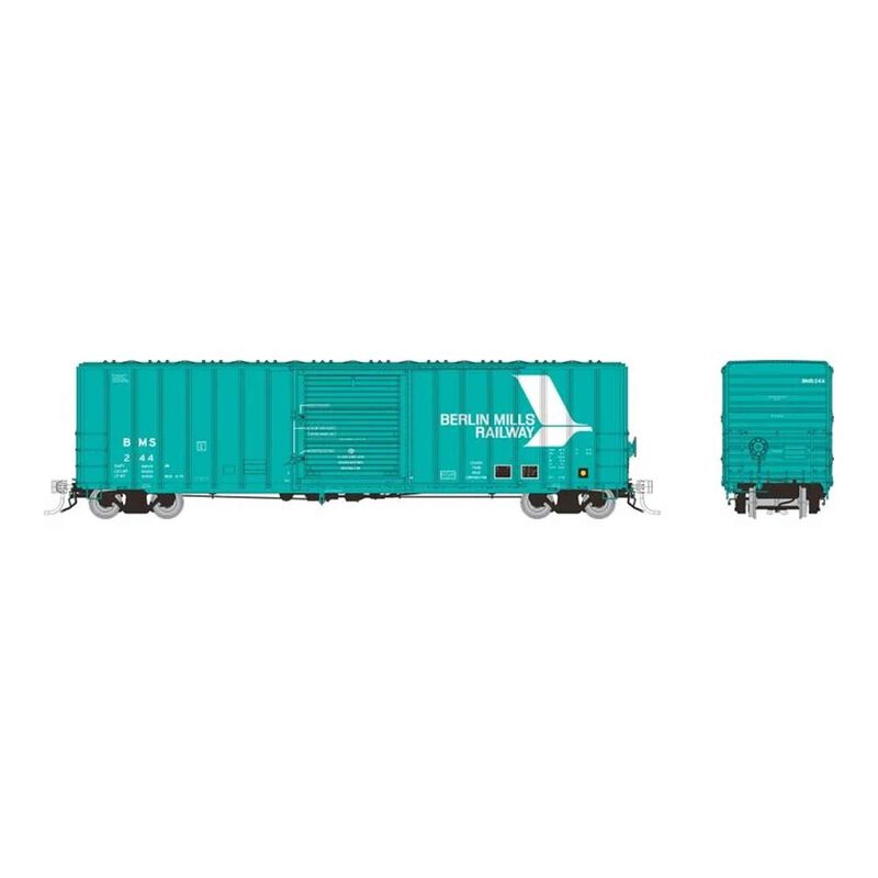 HO PC&F 5317cuft boxcar: BMS - Berlin Mills: 6-Pack #1