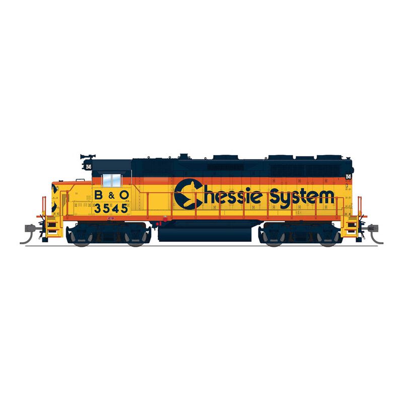HO EMD GP35, B&O 3551, Chessie System, No-Sound / DCC-Ready