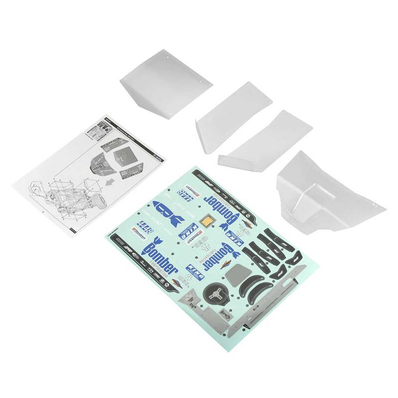 1/10 RR10 Bomber Clear Body