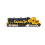 HO GP39-2u Locomotive with DCC & Sound, ATSF #3418