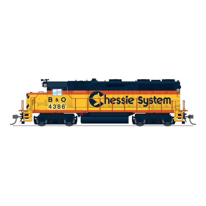 HO EMD GP35, CSX 4386, Chessie System w/ CSX Patch, Paragon4 Sound/DC/DCC