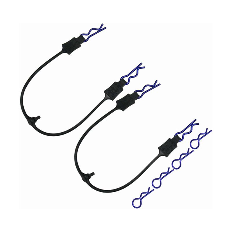 1/8 - 1/10 Rubber Leash Body pin (Blue)