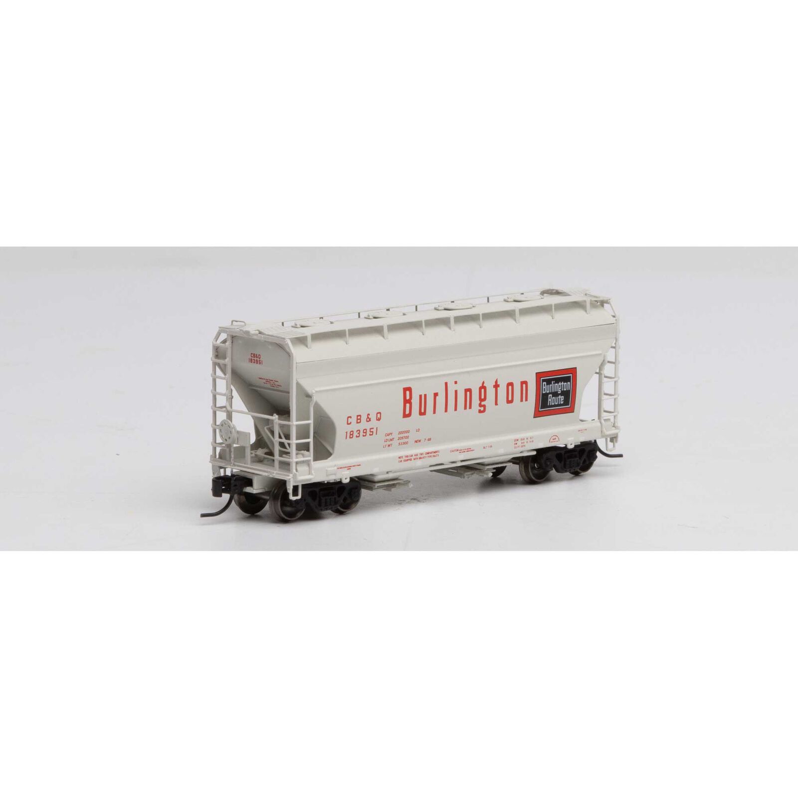N ACF 2970 Covered Hopper, CB&Q #183951