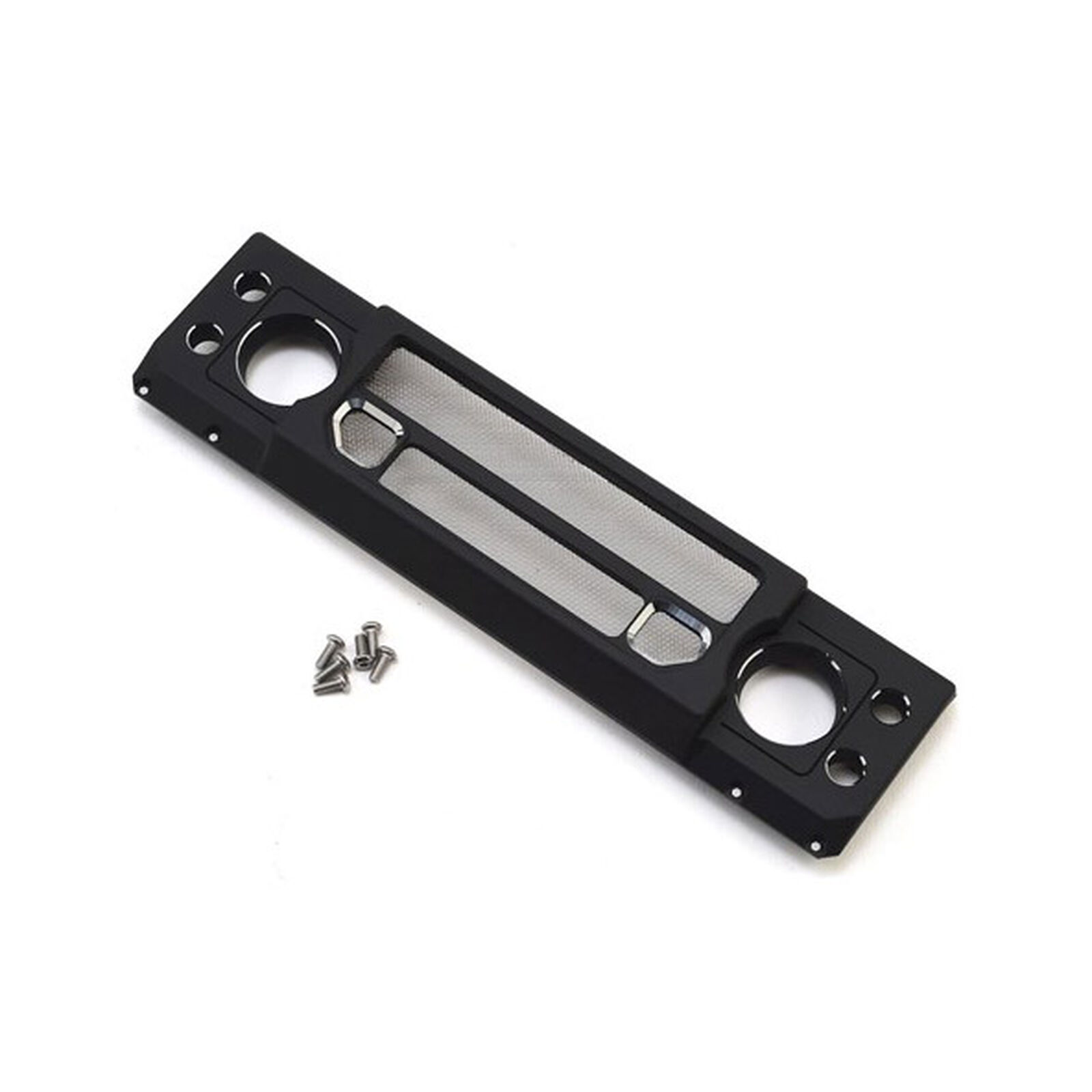 Black-Anodized Aluminum Grill: Traxxas TRX-4 Land Rover