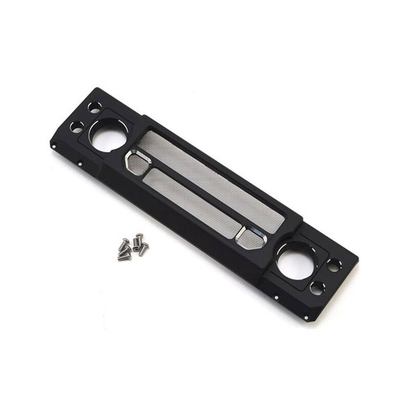 Black-Anodized Aluminum Grill: Traxxas TRX-4 Land Rover