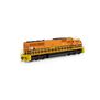 HO SD60M with DCC & Sound, B&P/Orange/Yellow #3889